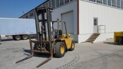 EAGLE PICHER RC60 FORKLIFT, 6,000#, 10' mast, 3-stage, 252" lift, side shift, diesel, canopy. s/n:31A03435