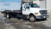 2002 FORD F650 ROLLBACK TRUCK, 5.9L diesel, 6-speed, pto, 5,500# front, 21' bed, 17,500# rear. s/n:3FDNF65Y92MA21785 - 2