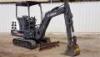 2012 TEREX TC29 MINI EXCAVATOR, gp bucket, aux hydraulics, backfill blade, canopy, 717 hours indicated. s/n:TC00290899 - 2