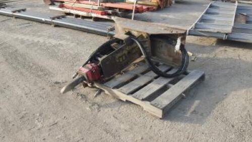 HYDRAULIC BREAKER ATTACHMENT, fits skidsteer