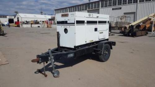 MULTIQUIP DCA25SSUI GENERATOR, 14kw, Isuzu 4cyl diesel, 3-phase, portable. s/n:7101984