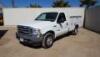 2004 FORD F250 SUPER DUTY UTILITY TRUCK, 6.0L diesel, automatic, a/c, 8' utility bed. s/n:1FTNF20P84ED88231 **(DEALER, DISMANTLER, OUT OF STATE BUYER, OFF-HIGHWAY USE ONLY)**