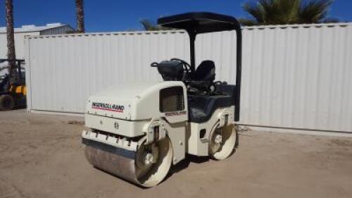 2000 INGERSOLL RAND DD-24 VIBRATORY TANDEM SMOOTH DRUM ROLLER, Kubota 1.9L diesel, 47" drums, canopy. s/n:164418