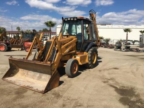 CASE 580 SUPER L LOADER BACKHOE, gp bucket, cab, extension hoe. s/n:JJG0194198