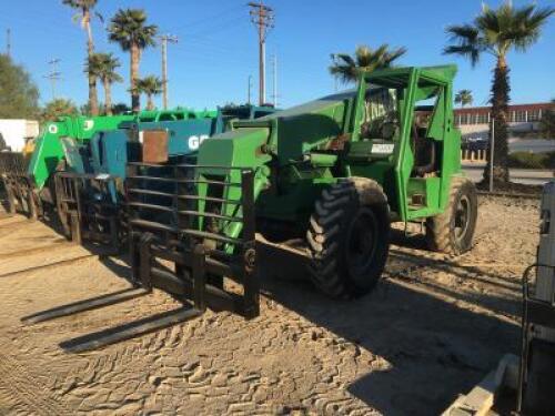 DYNALIFT 54S ROUGH TERRAIN REACH FORKLIFT, 20,000#, 35' reach, 2-stage, 4x4x4, diesel, canopy. s/n:JB07396