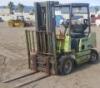 s**CLARK GPX20 FORKLIFT, 4,000#, 78" mast, 3-stage, 188" lift, lpg, canopy. s/n:GPX23002057170K0F **(DOES NOT RUN)**