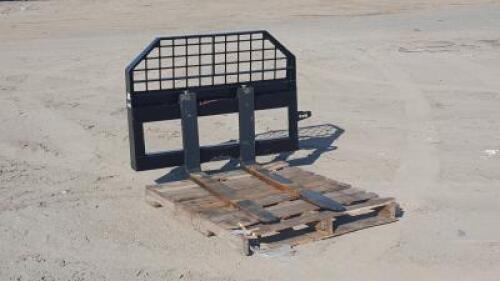 UNUSED JBX 4000 48" SKID STEER FORK ATTACHMENTS **(LOCATED IN COLTON, CA)**