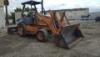 2002 CASE 570MXT SKIPLOADER, 4-in-1 bucket, 4x4, canopy, rear scraper. s/n:JJG0300597 - 2