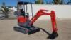 2007 KUBOTA U15 MINI HYDRAULIC EXCAVATOR, gp bucket, qc, aux hydraulics, backfill blade, canopy, 2,514 hours indicated. s/n:43036 - 2