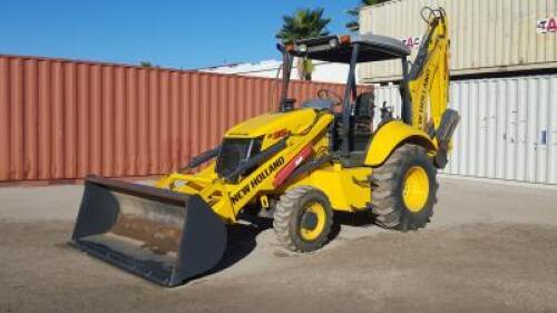 2008 NEW HOLLAND B95B LOADER BACKHOE, gp bucket, 4x4, canopy, extension hoe, 2,579 hours indicated. s/n:N8GH17286