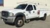 2006 FORD F450XL SUPER DUTY EXTENDED CAB UTILITY TRUCK, 6.0L diesel, automatic, a/c, 5,600# front, 8' utility body, 12,000# rears, ladder rack, tow package. s/n:1FDXX46P86EB28080