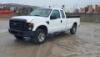 s**2008 FORD F250 EXTENDED CAB PICKUP TRUCK, 5.4L gasoline, automatic, a/c, 4x4, dump bed, 70,389 miles indicated. s/n:1FTSX21568EA15367 **(DEALER, DISMANTLER, OUT OF STATE BUYER, OFF-HIGHWAY USE ONLY)** **(DOES NOT RUN)**