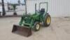 2000 JOHN DEERE 790 UTILITY TRACTOR, Yanmar 3cyl 30hp diesel, John Deere front loader attachment, 4x4, pto, 3-point hitch. s/n:LV0790G398951