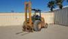 2011 CASE 586G SERIES 3 ROUGH TERRAIN FORKLIFT, 6,000#, 127" mast, 3-stage, 252" lift, side shift diesel, canopy, 2,929 hours indicated. s/n:JJGN580GABC548407