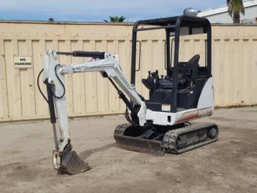 2001 BOBCAT 322D MINI HYDRAULIC EXCAVATOR, gp bucket, aux hydraulics, backfill blade, canopy. s/n:223511924