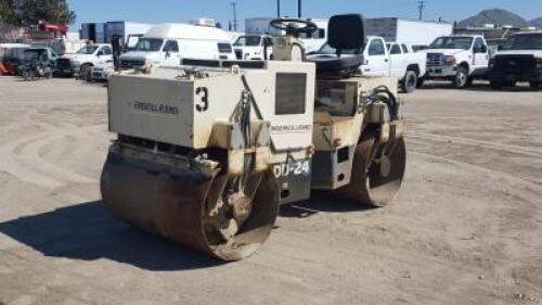 INGERSOLL-RAND DD24 VIBRATORY TANDEM SMOOTH DRUM ROLLER, Deutz diesel, 47" drums. s/n:156422 **(DOES NOT RUN)**