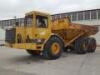 CATERPILLAR D350D ARTICULATED ROCK TRUCK, Cat 3306B diesel, automatic, cab, 26 yard box, 26.5x25 tires. s/n:13Z21575