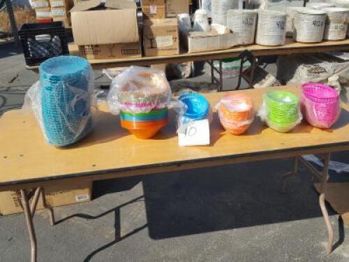 APPROX. (150) ASSORTED PLASTIC BASKETS **(On site and absentee bidding only. Your online absentee bid will not be accepted after 7:00 a.m. on April 27th)**