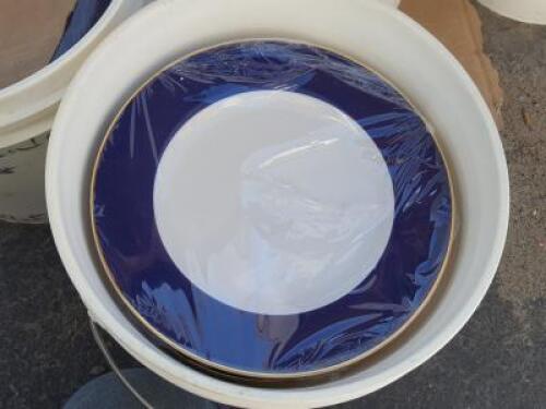 APPROX. (115) BLUE CHINA DINNER PLATES **(On site and absentee bidding only. Your online absentee bid will not be accepted after 7:00 a.m. on April 27th)**