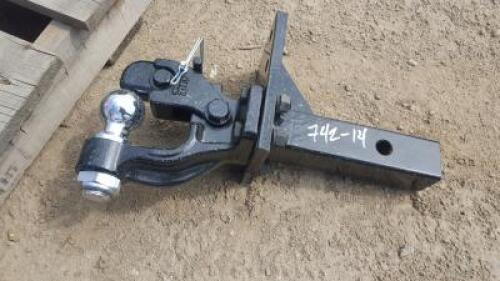 UNUSED STIFF NECK PINTLE HITCH