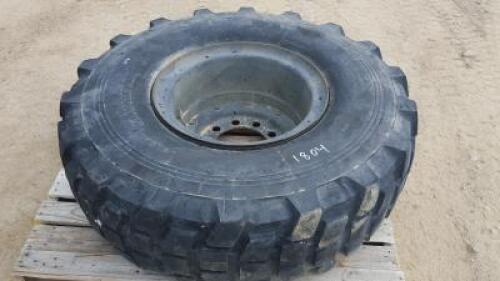 MICHELIN X 14R20XL RIM W/TIRE **(LOCATED IN COLTON, CA)**