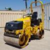 2000 MULTIQUIP RAMMAX T26 VIBRATORY TANDEM SMOOTH DRUM ROLLER, diesel, 48" drums, 1,406 miles indicated. s/n:TFAAV26EYY0002281