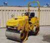 2000 MULTIQUIP RAMMAX T26 VIBRATORY TANDEM SMOOTH DRUM ROLLER, diesel, 48" drums, 1,481 hours indicated. s/n:TFAAV26EYY0002155