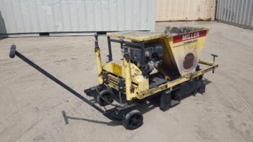 MILLER CURBILDER CURB MACHINE, Honda gasoline. s/n:J13068