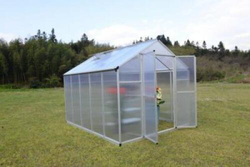 UNUSED 8'X10' TWIN WALL GREENHOUSE (file photo of greenhouse) **(LOCATED IN COLTON, CA)**
