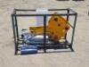 UNUSED HYDRAULIC BREAKER ATTACHMENT, 4-7 ton, (2) 68mm chisels, hydraulic hoses, nitrogen cylinder, sealing kit, fits Case, Cat, John Deere excavator/backhoe **(LOCATED IN COLTON, CA)** - 2