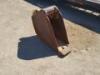 12" GP BUCKET, fits loader backhoe, Wain Roy adapter. **(LOCATED IN COLTON, CA)** - 2