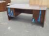 DESK W/HUTCH **(LOCATED IN COLTON, CA)**