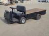 TAYLOR DUNN B2-54 UTILITY CART, electric, 76"x42" flatbed, seats 2. s/n:148126 **(DOES NOT RUN)**
