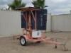 2005 WANCO WVT304 MESSAGE BOARD, solar, portable. s/n:5F12S121051001230 - 2