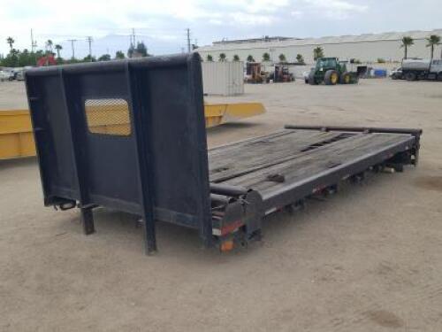 17'X8' FLATBED TRUCK BED W/(3) ROLLERS **(LOCATED IN COLTON, CA)**