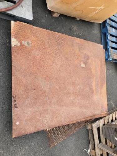 PALLET OF 3'x5' SHEET METAL **(LOCATED IN COLTON, CA)**