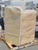 PALLET OF (2) FILING CABINETS, METAL RACK, TABLE TOP **(LOCATED IN COLTON, CA)**