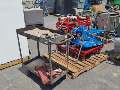PALLET OF (5) METAL CARTS **(LOCATED IN COLTON, CA)**