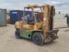 HYSTER H80XL FORKLIFT, 7,500#, 79" mast, 3-stage, 172" lift, sideshift, gasoline. s/n:F005D04149L **(DOES NOT RUN)** - 2