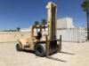 HYSTER H250E FORKLIFT, 25,000#, 156" mast, 2-stage, 212" lift, tilt, dual fuel, canopy. s/n:B7P-7335T - 2