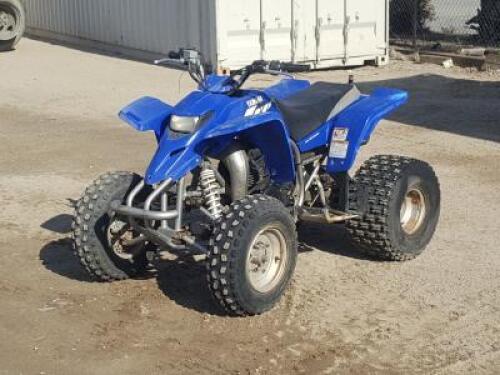 2004 YAMAHA BLASTER ATV, 200cc gasoline, 6-speed. s/n:JY4AG02324C016839 **(OUT OF STATE BUYER ONLY)**