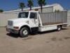 1996 INTERNATIONAL 4700 EQUIPMENT CARRIER TRUCK, 7.3L International diesel, 6-speed, 12' Extreme mfg. Bed w/89" dovetail, 52" fold out ramp, Tulsa winch. s/n:1HTSCABM9TH358406