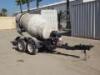 1999 CART-AWAY/DELCOR CMT100 CONCRETE MIXING TRAILER, Honda GX340 gasoline. s/n:4MFMA1520XW000711 - 2