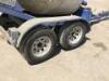 2003 CART-AWAY/DELCOR CMT100 CONCRETE MIXING TRAILER, Honda GX340 gasoline. s/n:4MFMA15243W001855 - 4