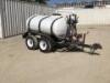 500 GALLON WATER TRAILER, Multiquip 2" pump, Honda gasoline. s/n:2H-5612 **(BILL OF SALE ONLY)** - 2