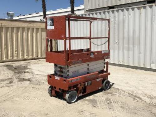 2007 SNORKEL S1930 SCISSORLIFT, electric, 19' lift, extendable platform, 198 hours indicated. s/n:SP07300