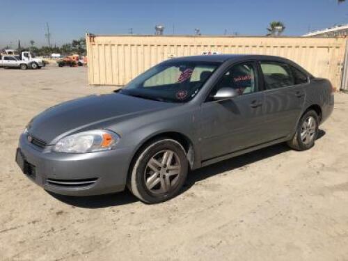 s**2007 CHEVROLET IMPALA SEDAN, 3.5L gasoline, automatic, a/c, pw, pdl, pm. s/n:2G1WB55K479407016