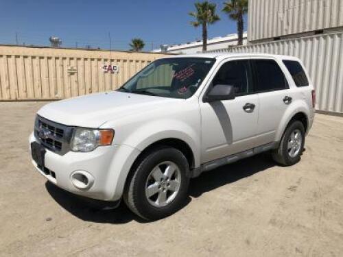 s**2010 FORD ESCAPE SUV, 3.5L gasoline, automatic, a/c, pw, pdl, pm. s/n:1FMCU0C71AKA86687 **(DEALER, DISMANTLER, OUT OF STATE BUYER, OFF-HIGHWAY USE ONLY)**