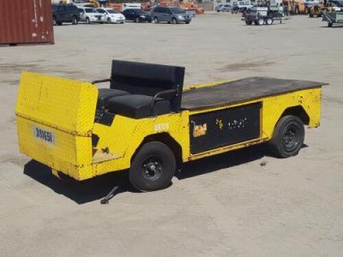 2010 CUSHMAN TS420 UTILITY CART, electric, 6'x42" flatbed, 499 hours indicated. s/n:170925249 **(DOES NOT RUN)**