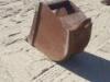 14" GP BUCKET, fits loader backhoe, Wain Roy adapter. **(LOCATED IN COLTON, CA)** - 4